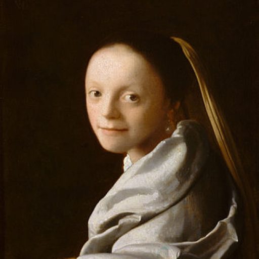 Портрет молодой девушки. Работа Яна Вермеера. 1666 -1667 гг.