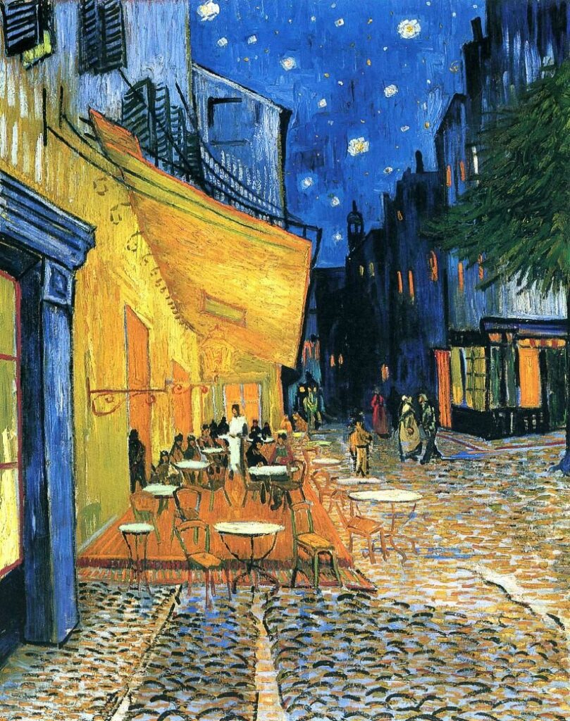 Винсент Ван Гог, "Ночная терраса кафе", 1888